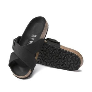 Birkenstock × Black Siena Nubuck Leather